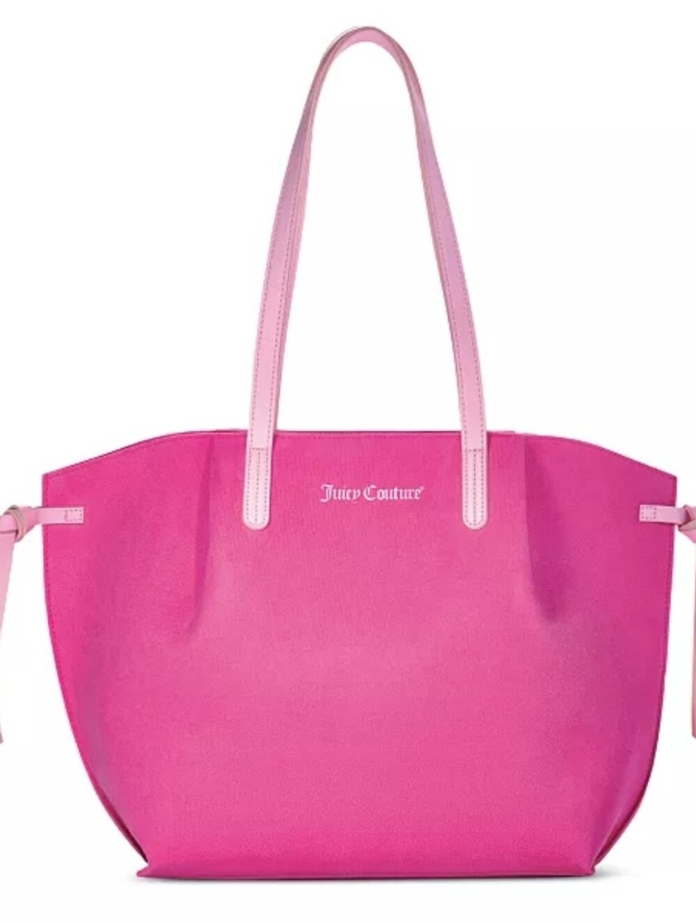 NWT Juicy Couture Fragrance GWP Pink Tote Bag with Tie Details